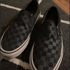 Checkered Slip-On Vans